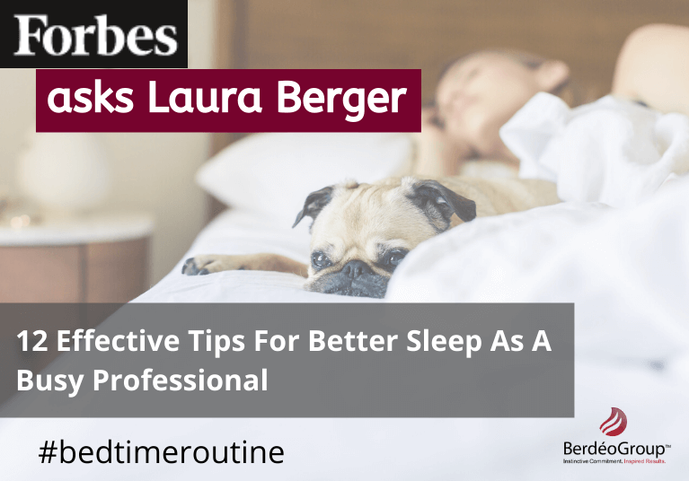12 Effective Tips For Better Sleep As A Busy Professional